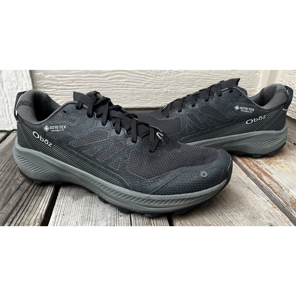 Oboz Katabatic LT Low Gore-Tex Men’s 10.5 Waterproof Hiking Shoes - Black